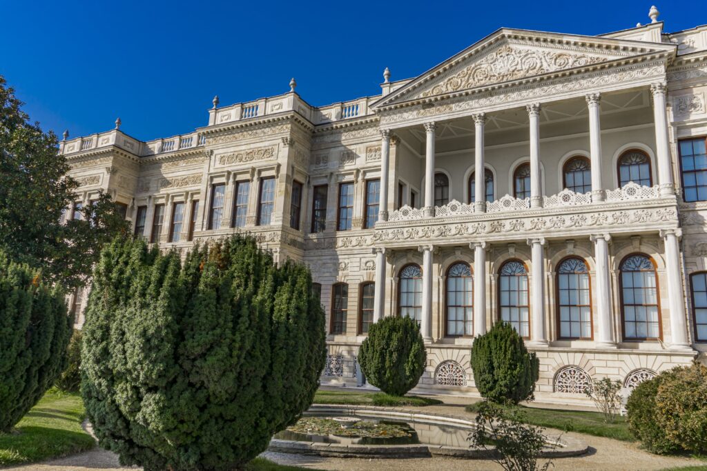 Dolmabahce palace in istanbul turkey