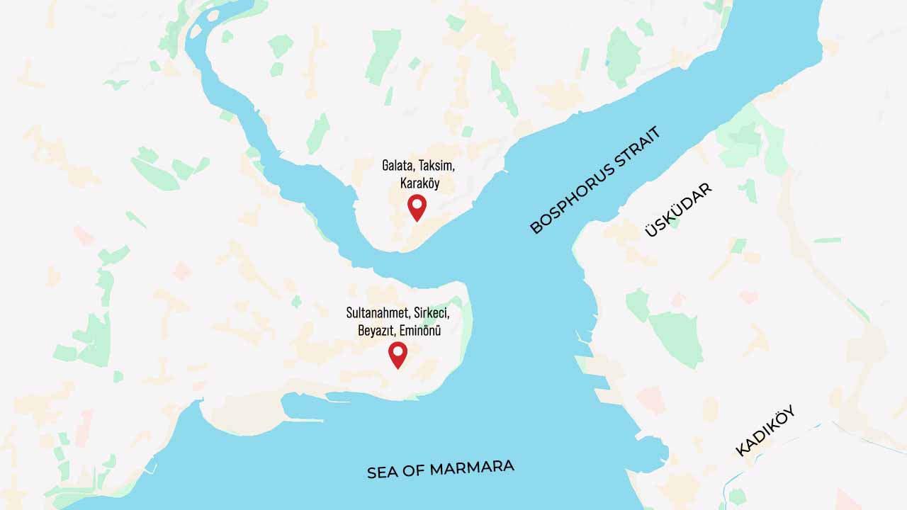 WHERE TO STAY MAP