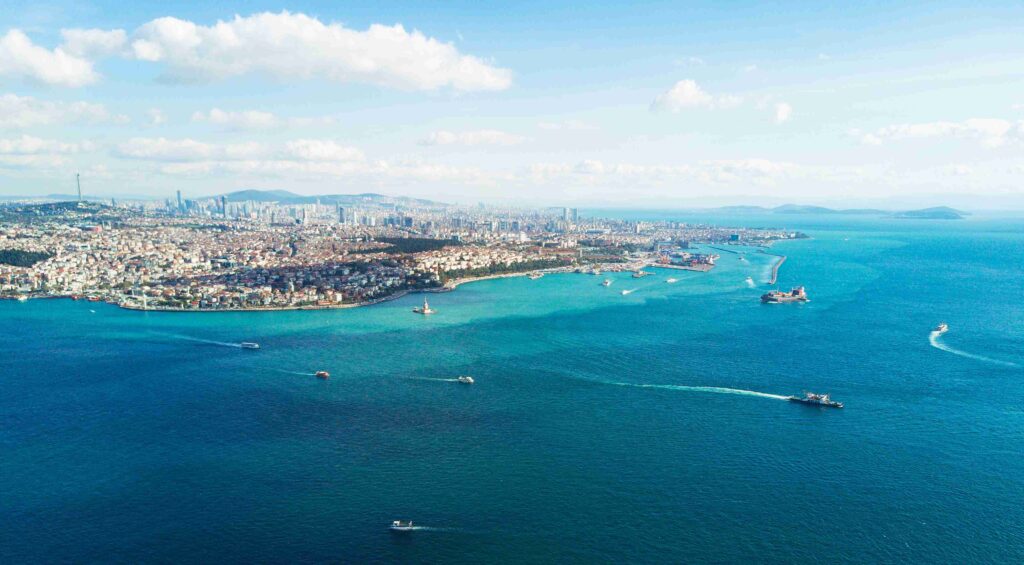 Aerial view of istanbul